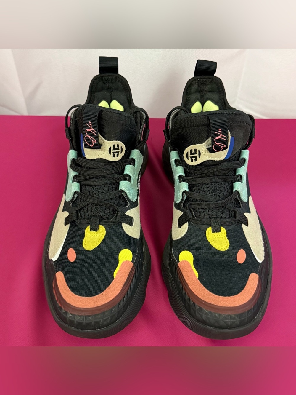 Adidas James Harden Volume 5 Colorful Ankle Support Tennis Shoes Men’s US 5